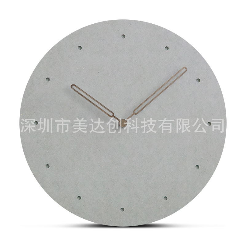 Nordic Wooden Living Room Clock Office Cafe Home Decoration Clock Wall Decoration Wall Clock Living Room