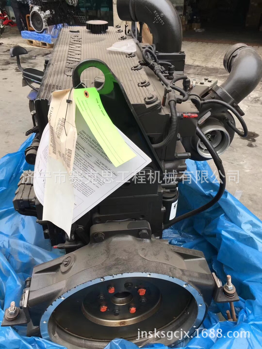 适用于现代R455-7挖掘机QSM11发动机总成