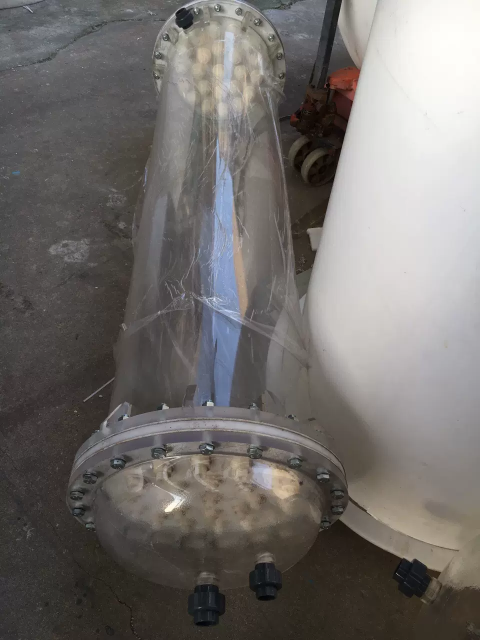 离子交换柱 有机玻璃透明水处理设备生产厂家可定制