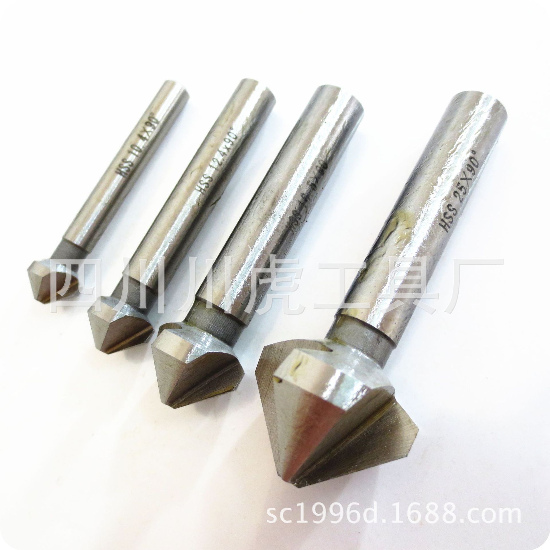 四川天虎三刃锪钻/90度倒角刀/倒角钻：20.5×90°-3F