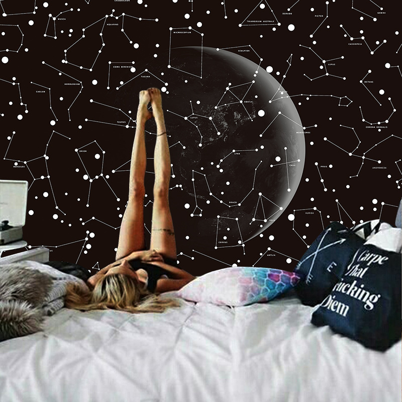 Tapiz Boxi colgando tela de fondo de tela mantel chica corazón dormitorio decoración colgante pintura tapiz Bohemia Toalla de playa