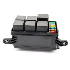 Wholesale 6-way fuse box relay with 6 relays 12V car fuse holder