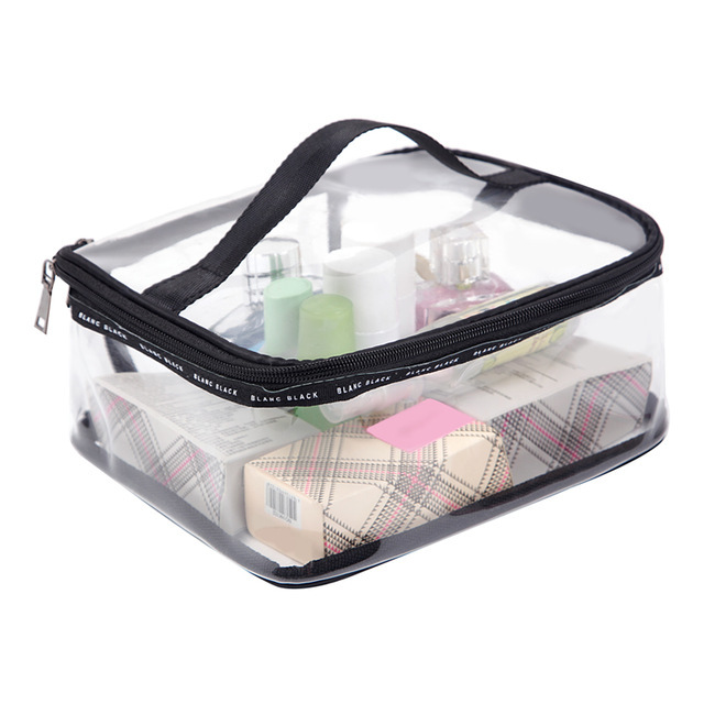 Сумка для хранения для путешествий, косметичка, комплект из ПВХ, водонепроницаемая портативная маленькая сумка клатч, 3 предмета