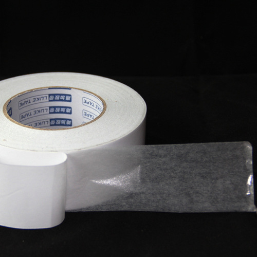 Manufacturer's wholesale cotton paper base material printing embroidery adhesive cloth leather special strong strong adhesive thin oily double-sided tape