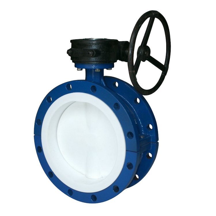 衬四氟法兰蝶阀