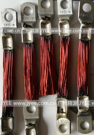 电阻逆变点焊机电源电机定子引线铜端子漆包线铜管鼻子热熔焊接