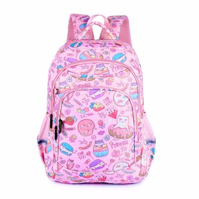 升級版小學生書包2-3-6年級護脊減負背包輕便印花大容量學生書包