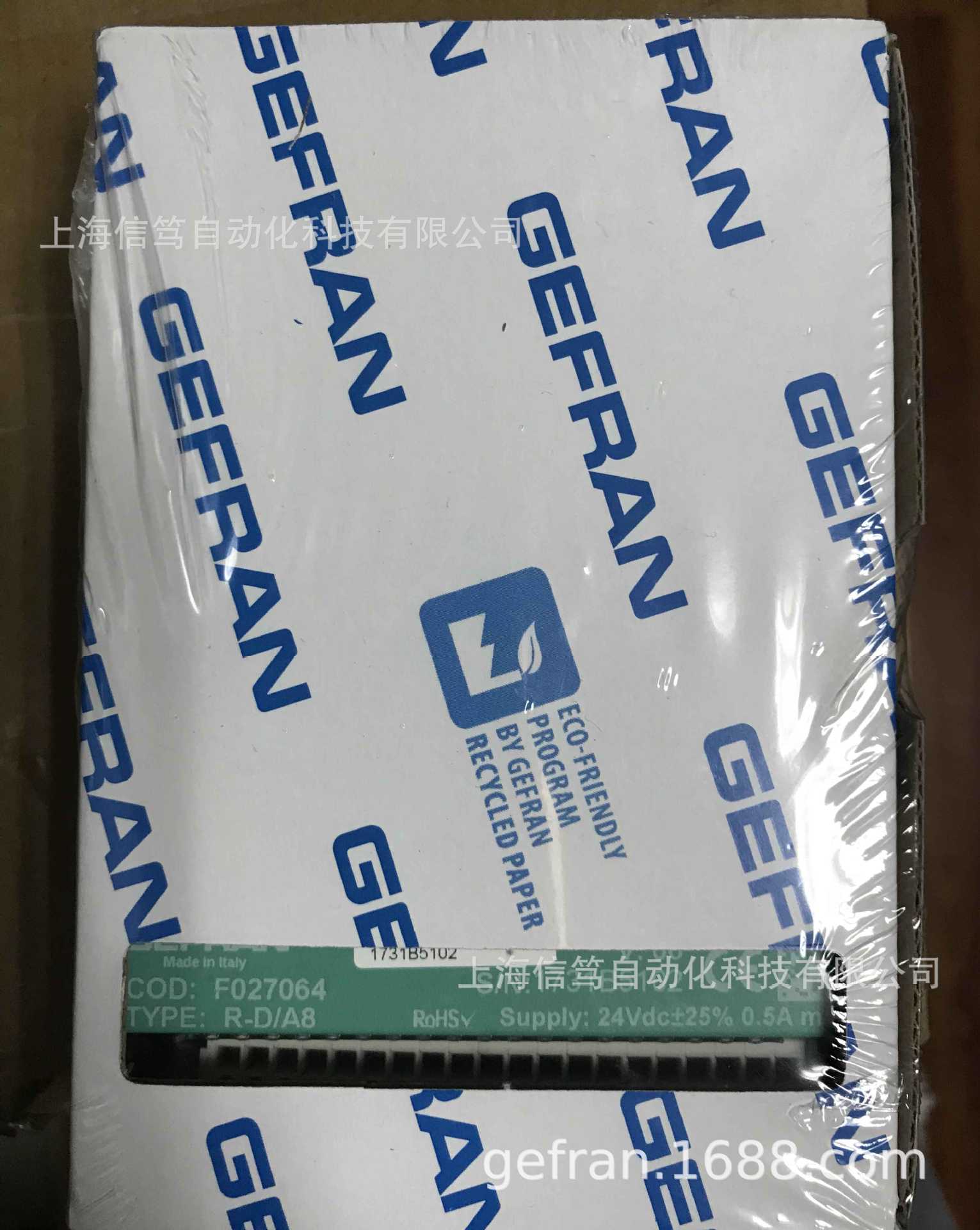 GEFRAN电脑模块R-D/A8杰佛伦模块F027064