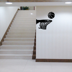 2867 Personalized Decor Basketball Hoop Basketball Creative Wall Sticker Living Room Bedroom TV Background Wall Sticker Painting