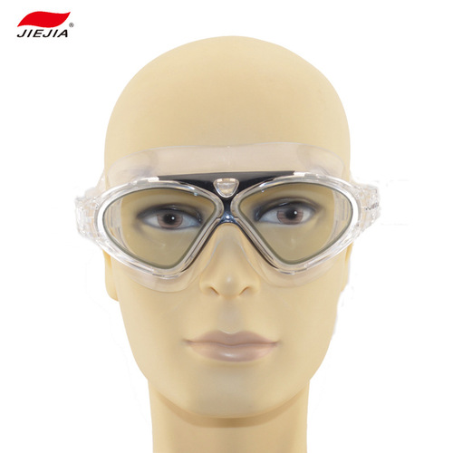 Jiejia factory direct selling swimming goggles high-definition waterproof and anti-fog for men and women large frame swimming goggles swimming goggles wholesale 8170