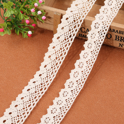 DIY accessories Cotton line lace sofa curtain Clothing accessories Jewelry parts Cotton Lace factory wholesale