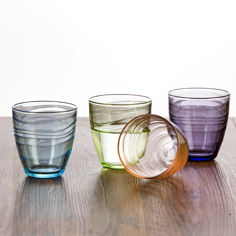 Pasha Turkey Brushing Brush Glass Color Heat Resistant Creative Tea Cup Drink Cup Water Cup Hotel Gargle Cup