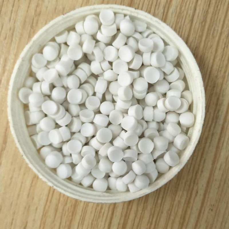 PVC白色15P-45P环保颗粒80度 90度100度 注塑级PVC白色USB插头料