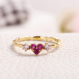 Wish�14K���Ƕ�t�������ν�ָŮС����agete�Ʒ�ʹ�荽��ʯ