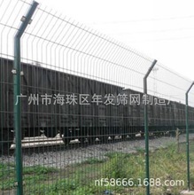 护栏网厂家批发公路机场隔离护栏网 公路防护封闭双边丝护栏 绿色