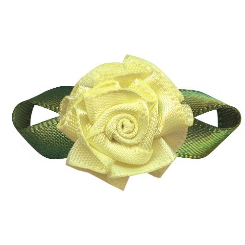 Yao Ming decoración de flores DIY hecho a mano de ocho caracteres hoja 2 puntos Konka Xin ropa interior Decoración Accesorios embalaje cinta pequeña flor