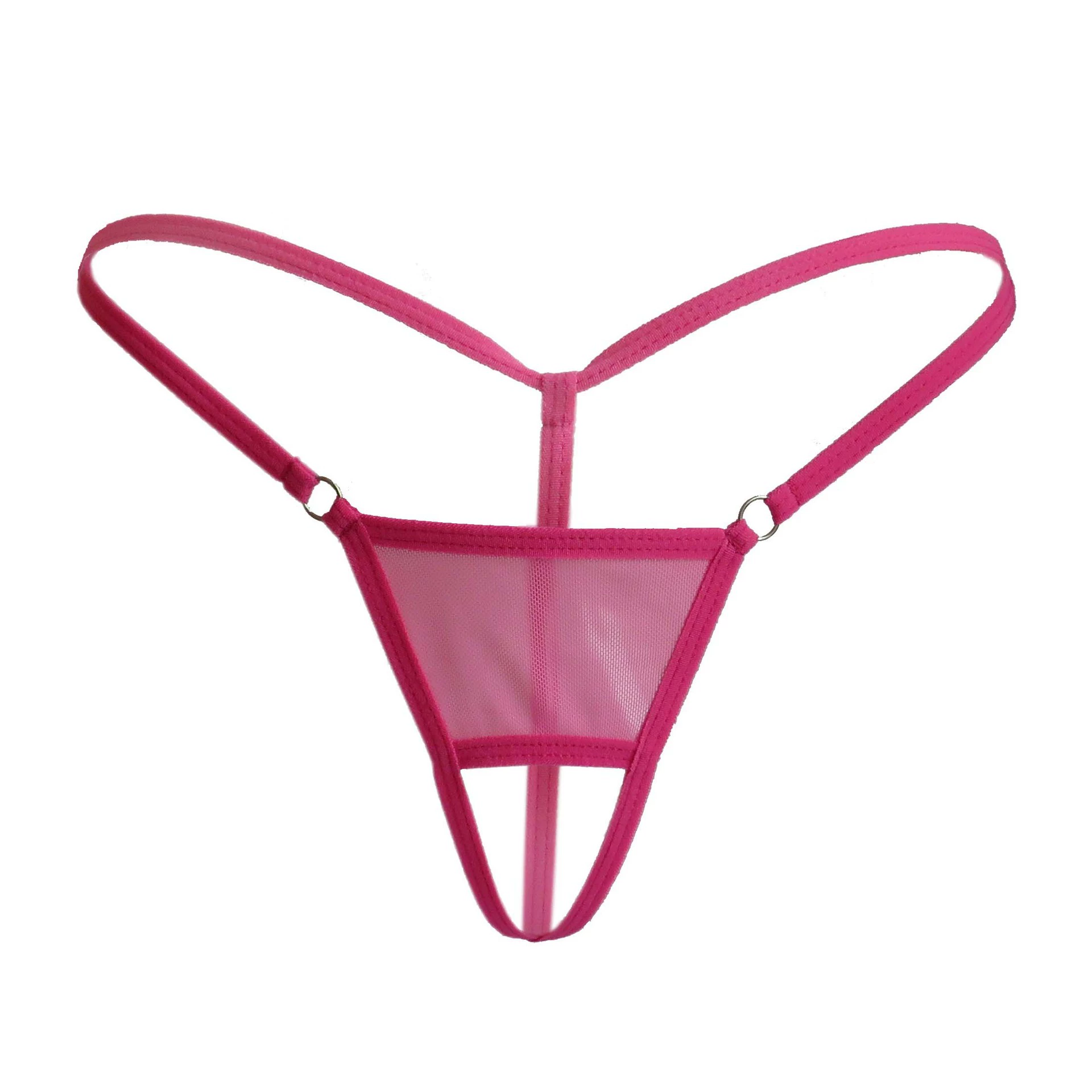 Твердо нейлоновый сетчатый thong G-String, ремешковый пояс, прозрачная сетка, T-образная спинка, варианты цветов