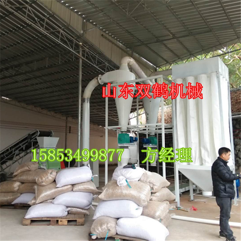 一整套时产2吨的玉米芯颗粒粉碎机设备多少钱 锤片式玉米芯粉碎机