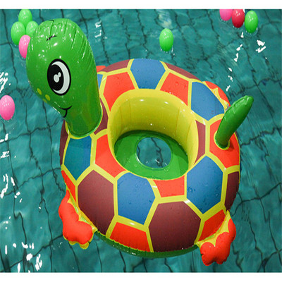 充气小乌龟儿童婴儿游泳圈可爱卡通宝宝腋下救生圈小孩充气座圈