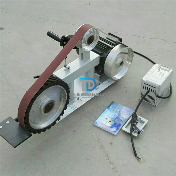 小型工件焊缝打磨机 车床专用砂带机厂家 手推式打磨机怎么卖|ms