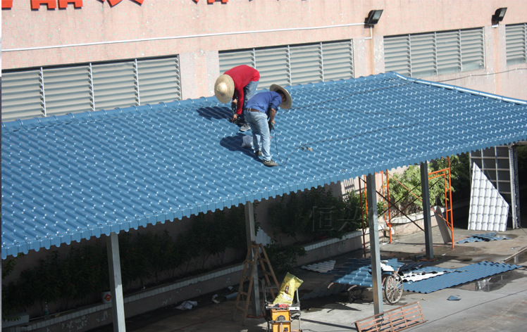 树脂瓦瓦安装步骤17