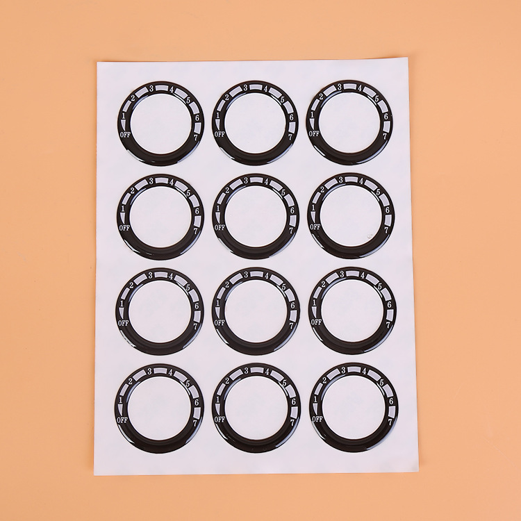 厂家供应水晶滴塑不干胶 材质PU滴胶标贴 量大价优