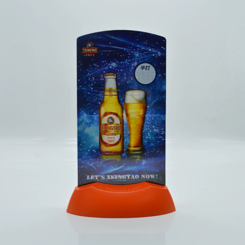 Поставка светящегося меню Светодиодная светящаяся Акриловая Карта Прозрачная карта меню вина Светящаяся карта отображения меню