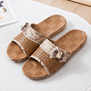 Slippers with bow suitable for men and women for beloved, cool summer slide, wholesale