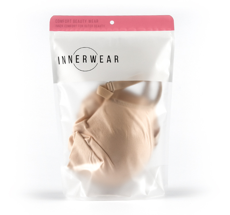 Transparent scrubbing zipper bag wholesale