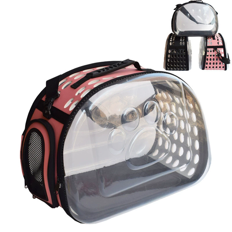 Сумка для кошек рюкзак для животных кошка и собака универсальная прозрачная складная дорожная сумка Прозрачная дышащая сумка для кошек Домашнее животное