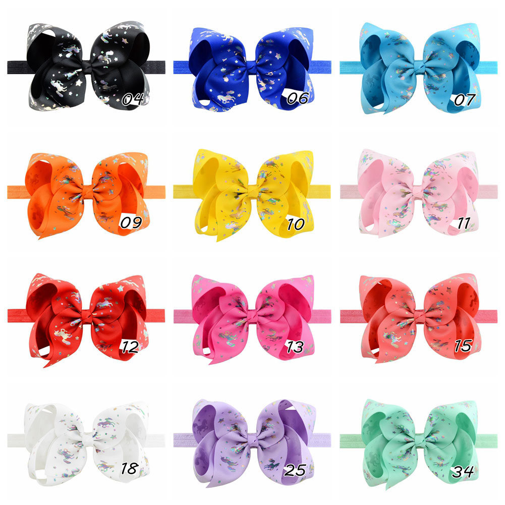 New Fashion Style Solid Color Bow Hairband Set display picture 1