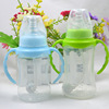 Feeding bottle, handle, children's straw for new born, 150 ml, 180 ml, wholesale