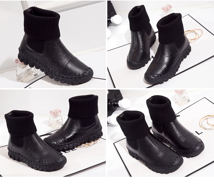 Bottes femme en En cuir - Ref 3355429 Image 45