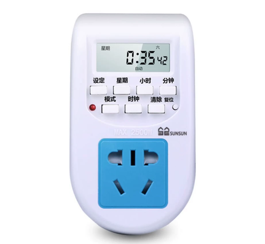 Мори аквариум Таймер переключатель управления бактерицидная лампа водяное растение лампа водяной насос инструмент рыба DC-01