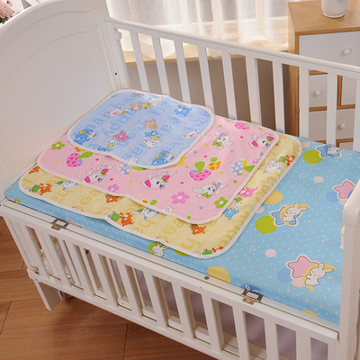 批发  印花婴儿隔尿垫 棉 防水透气宝宝用品尿垫可洗厂家直销|ms