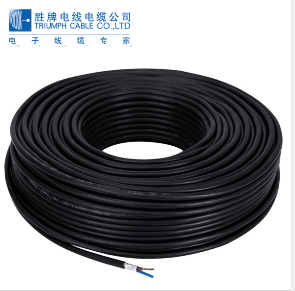 东莞厂家供应 多芯电子线 UL2464-22AWG/3C 现货 黑色 带屏蔽