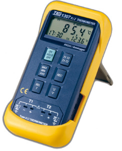 台湾泰仕   TES-1307  K/J记忆式温度表