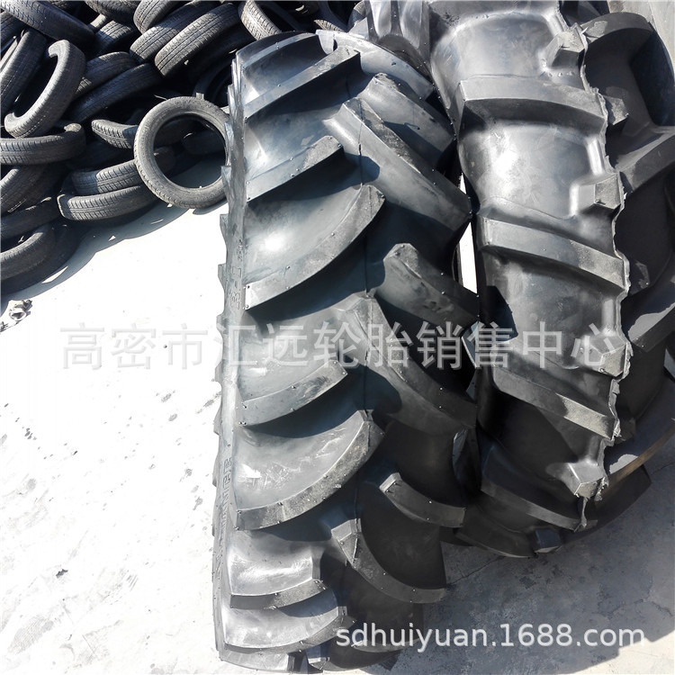 人字花拖拉机轮农用胎14.9-26收割机轮胎14.9-28