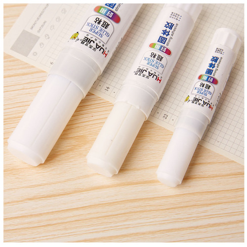 Huajie Factory Direct Sale Quick-Drying Eco-Friendly 50-Second Adhesive Solid Collagen Sticks Office Supplies