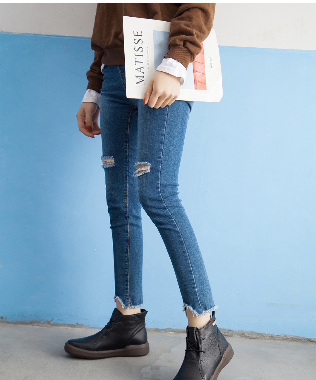 Bottes femme en En cuir - Ref 3355207 Image 16