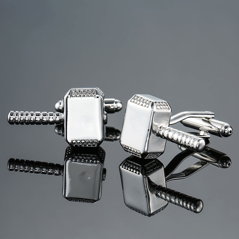 16g Weight Cufflinks Classification 1 Pair Quantity Business Occasion Copper Material Geometric Pattern Men's Gender Plating Design Business Style 1 Pair Business Geometric Copper Plating Men's Cufflinks 11