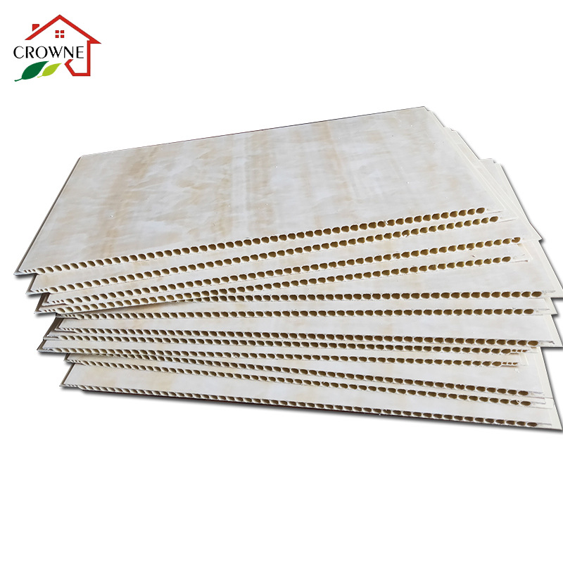 工廠定制新型環保材料室內護牆板裝飾板石塑全屋快裝集成牆板