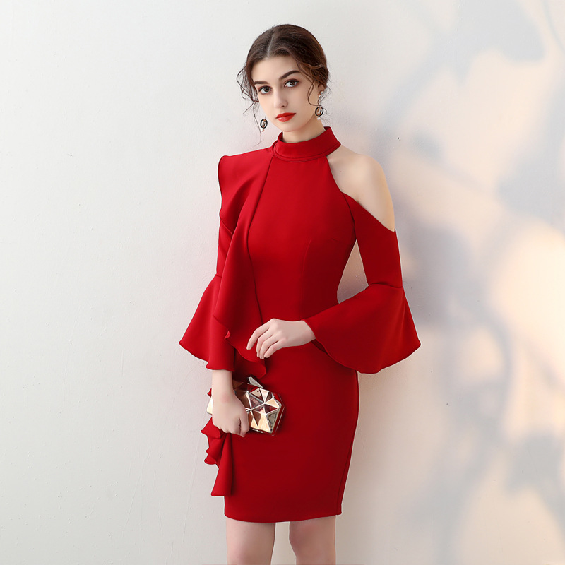 Vestido de noche para mujer, nuevo modelo 2026, elegante vestido de fiesta para reunión anual de empresa, vestido corto estilo Chanel, corte ajustado.