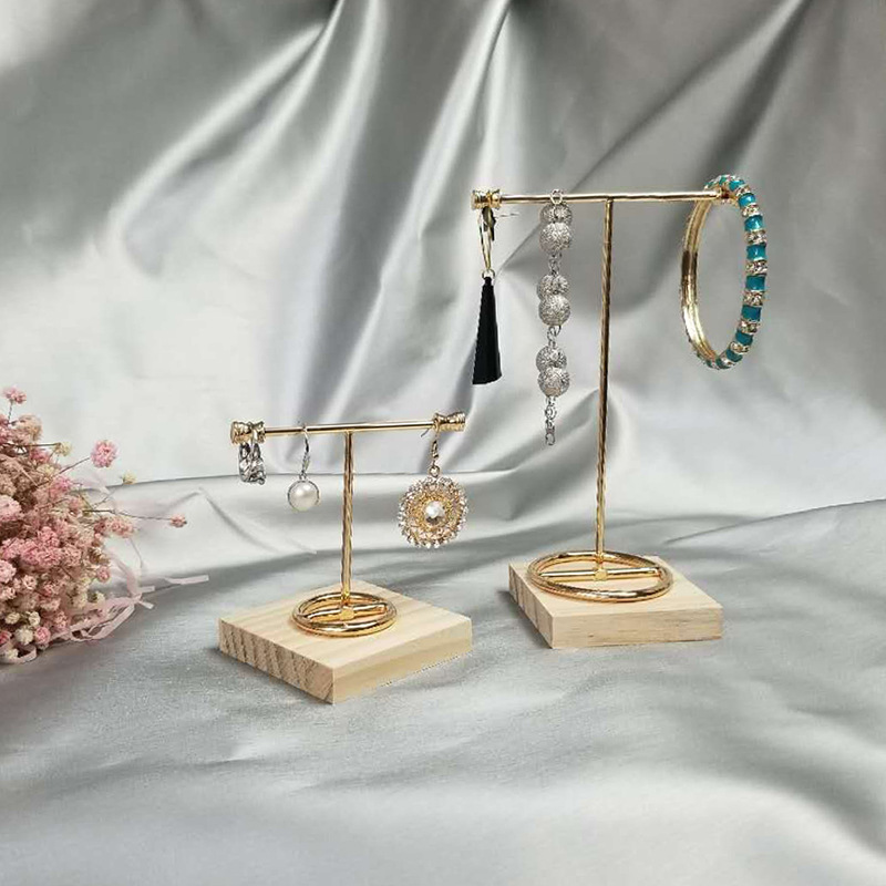 精致金色首饰架vintage风格 展示架饰品架耳环收纳项链手链挂架