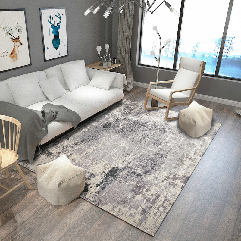 北歐現代ins印花地毯地墊  柔軟客廳臥室地毯 跨境carpet rug