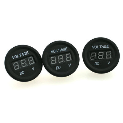 automobile motorcycle Voltmeter high-precision vehicle Voltmeter Modified models LED Automotive voltmeter 12-24V