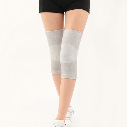 Breathable Bamboo Charcoal Knee Guards, Double-Sided Elastic Breathable Warmkeeping Anti-Cold Health Preservation Knee Protection for Elderly Knee Pain