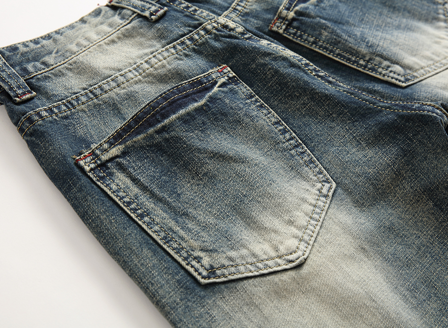 boy Cross-Border Exclusive Foreign Trade Ripped European And American Fashion Slim Fit Trendy Straight Men's Jeans_viptrois.com