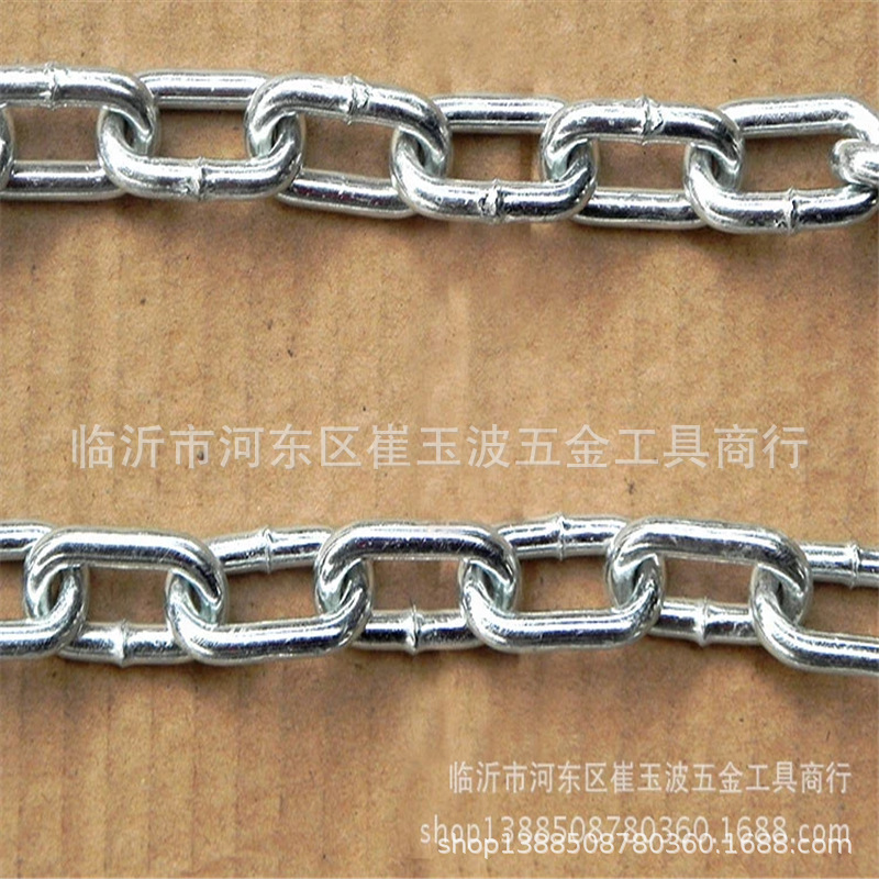 链条厂自产自销 现货供应 镀锌铁链条圆环链条 可加工定制