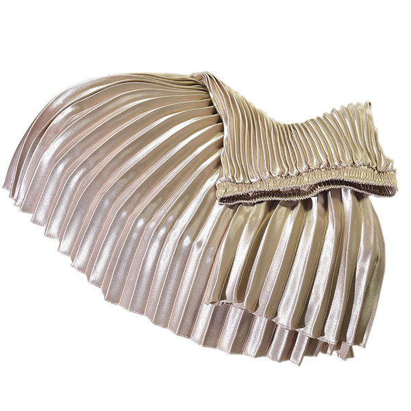 Fashionable summer retro pleated skirt